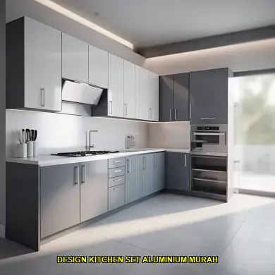 design kitchen set aluminium murah